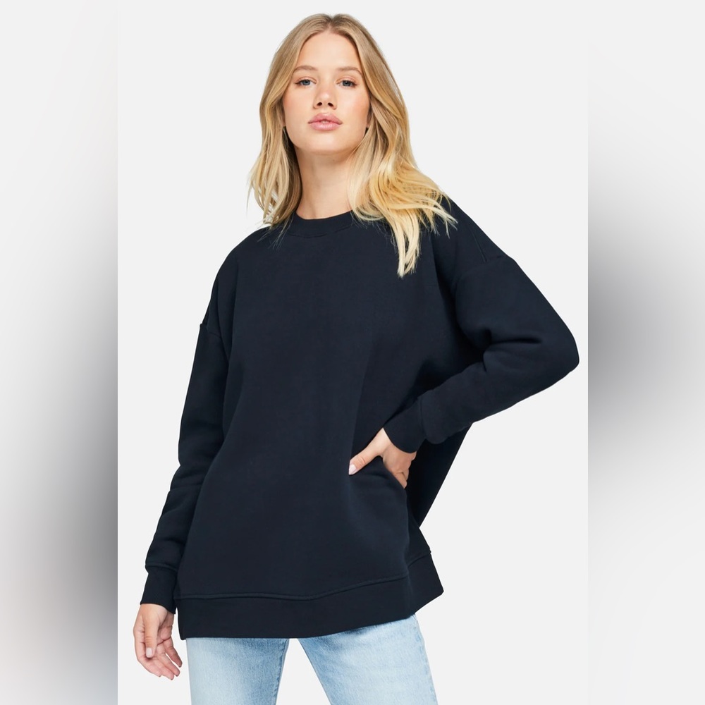 Wildfox, Roadtrip Sweatshirt, Jet Black, Size M